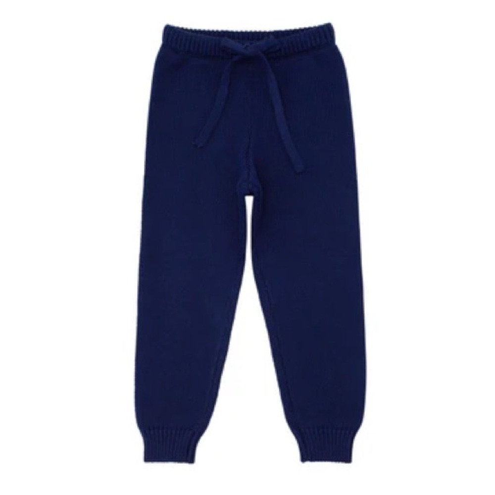 NWT Edgehill Collection Baby Boy Blue Knit Joggers Pants Sz 6